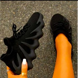 CASUAL SPORTS KNITTING SOFT COCONUT SHOES